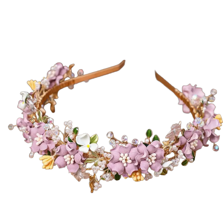 braided satin headband