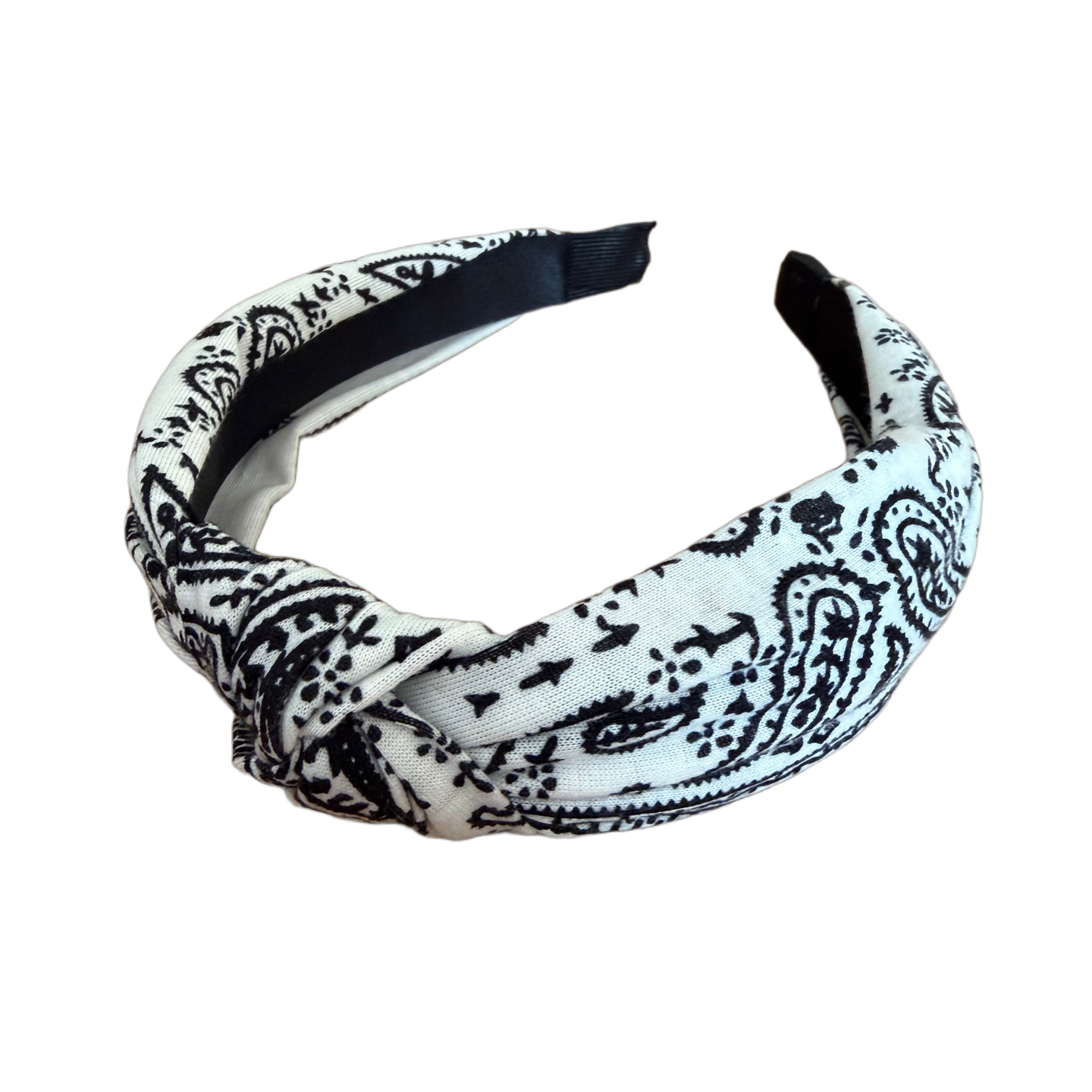 Rockabilly-Haarreif mit schlichtem Muster und Knoten – stilvolles Vintage-Accessoire mit Retro-Charme