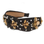 Golden Bee – Jeans Haarreifen mit goldenen Bienen, Perlen & Strass