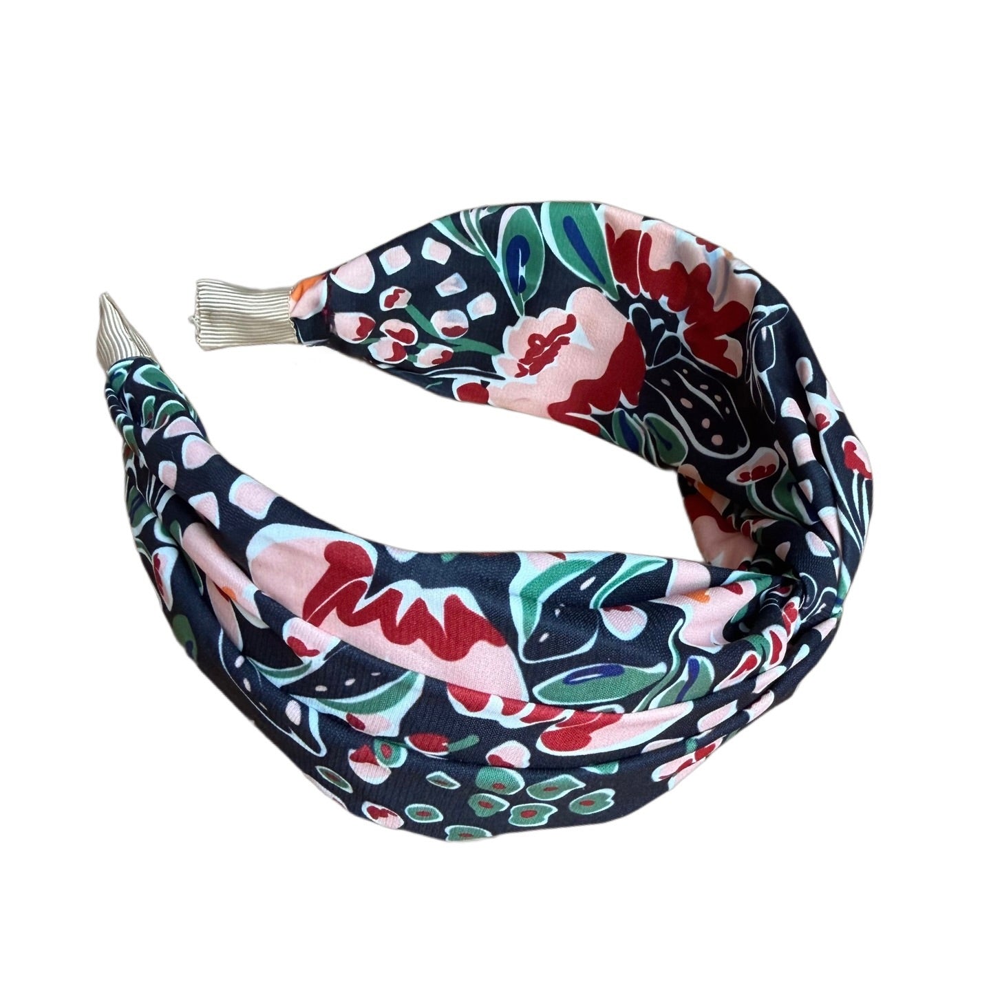 Haarreifen mit Blumenprint & Knoten in der Mitte – Feminin, romantisch und voller Charme