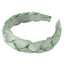 braided satin headband