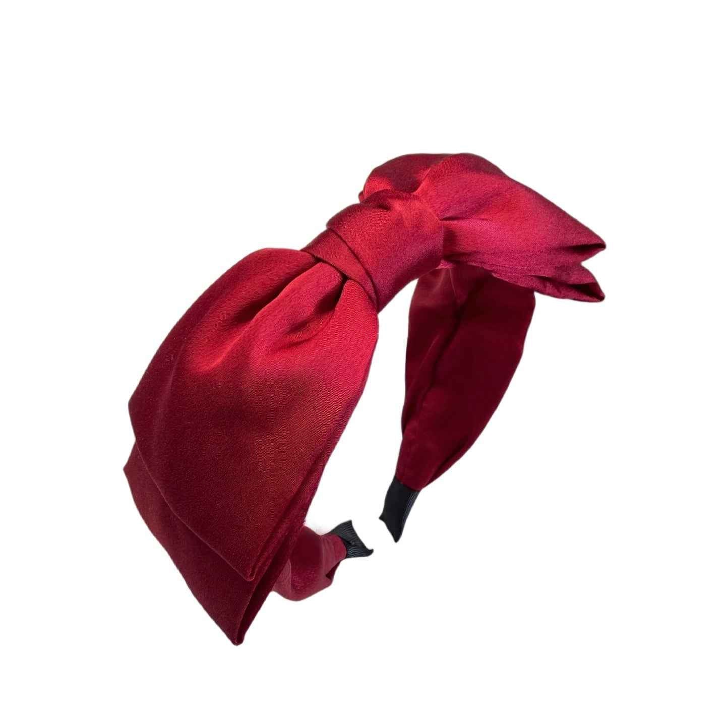 Retro‑Knoten — Statement‑Haarreif mit XXL‑Schleife