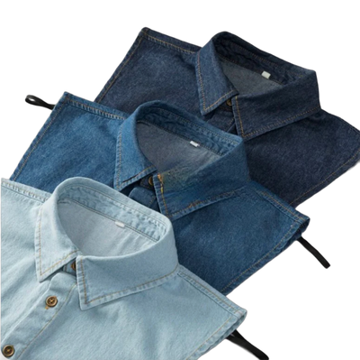 Blusenkragen Jeans