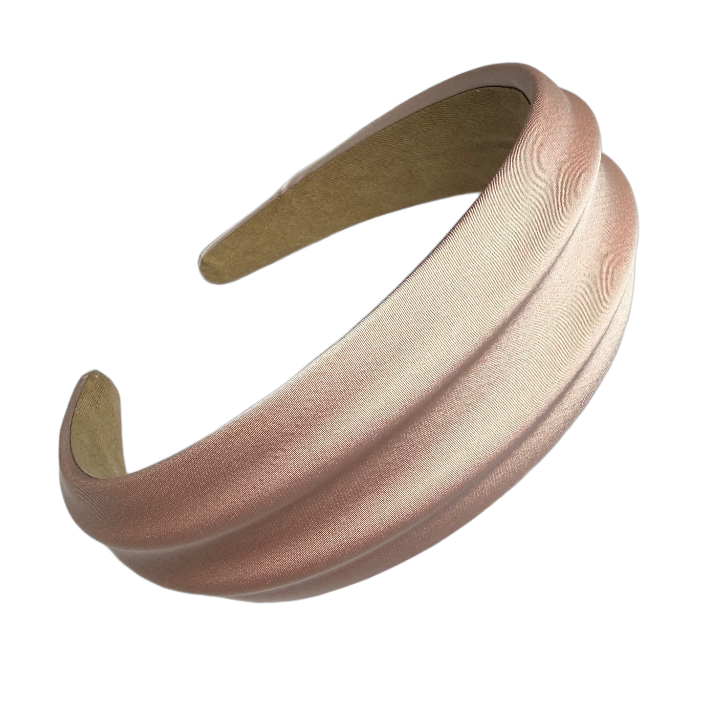Satinwoge — Eleganter Haarreif in welliger Form