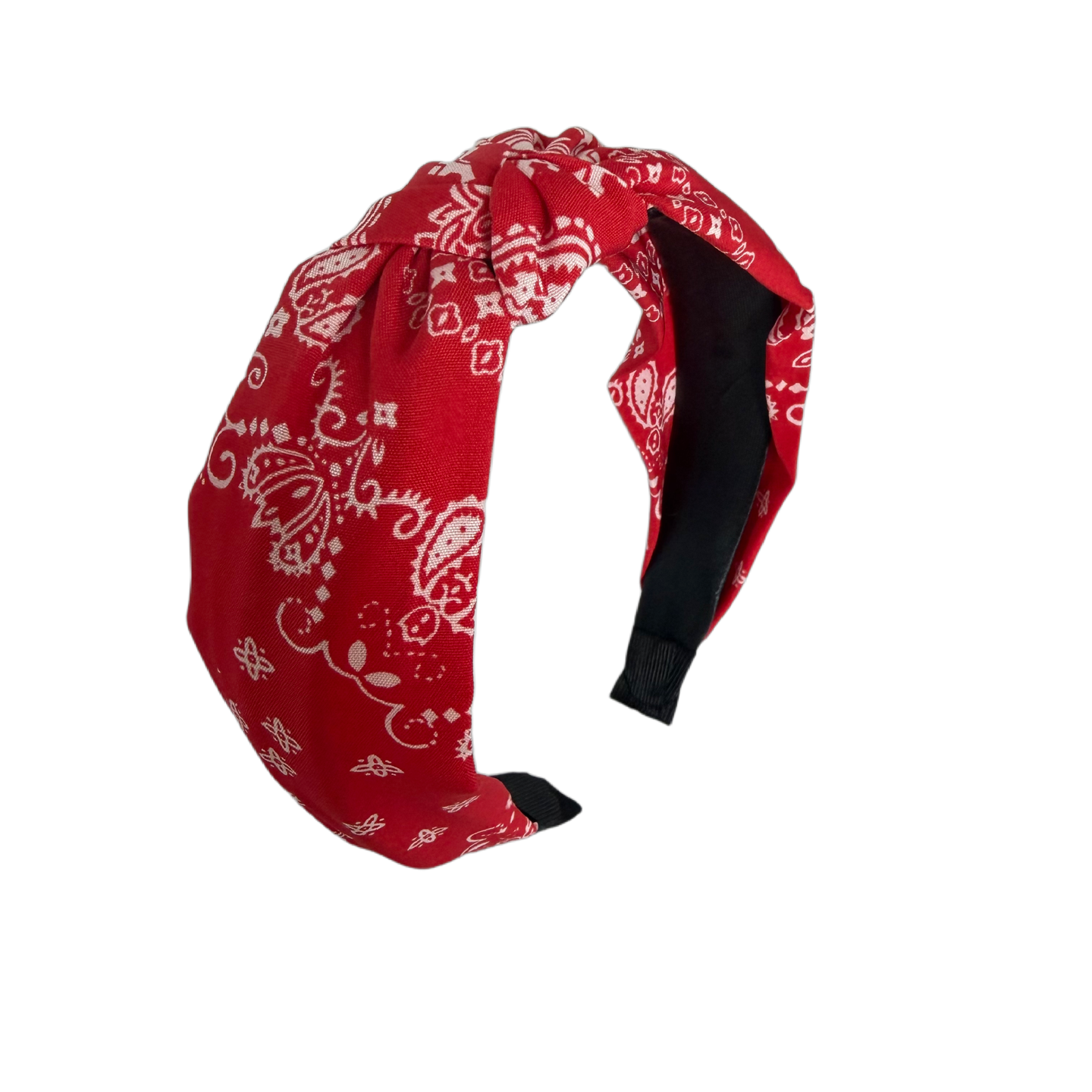 Swinging Style: Schlichter Rockabilly-Haarreif, zweifarbig, mit Knoten