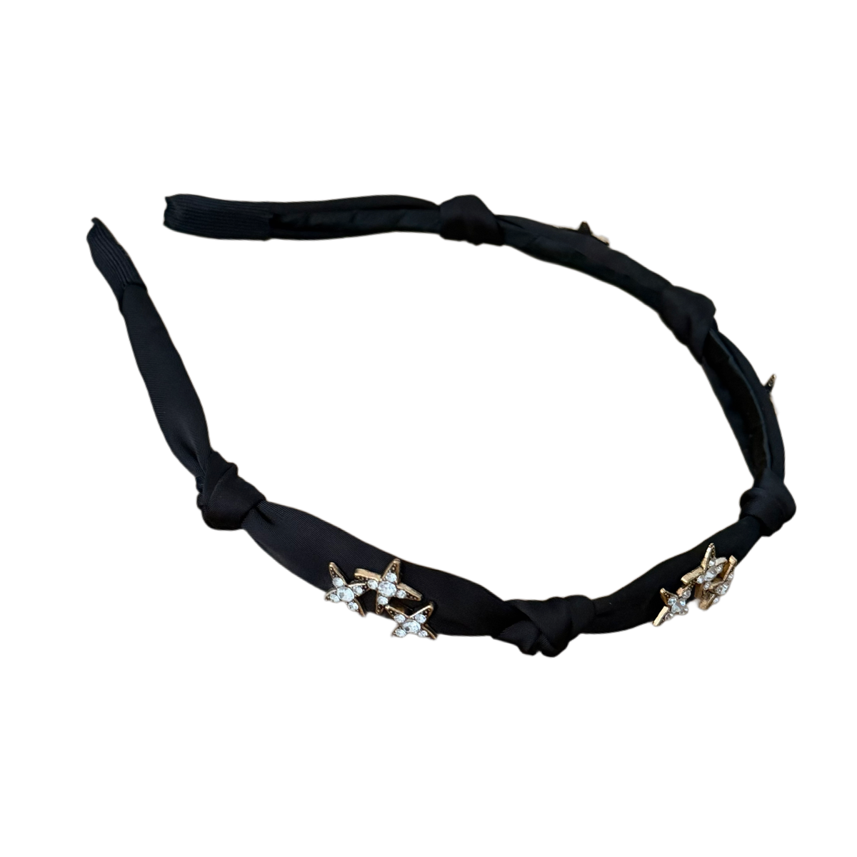 Glamouröse schwarze Haarreifen mit Strass, Perlen und Sternen – Eleganz, die verzaubert