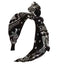 Vintage Pep: Zweifarbiger Rockabilly-Haarreif mit verspieltem Muster