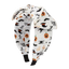 Spooky Chic – Halloween Haarreifen mit grosser Schleife und gruseligen Motiven
