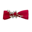 Barrette à cheveux avec strass branches en satin maille