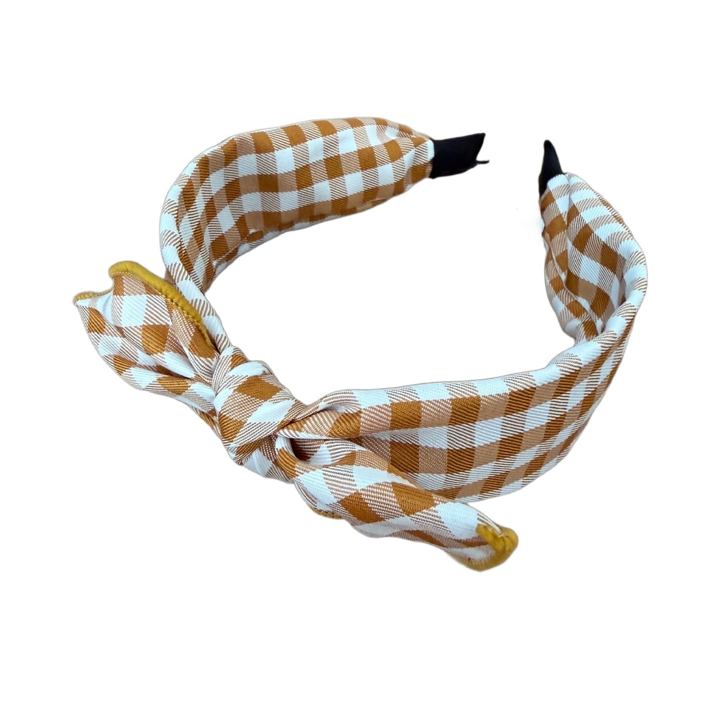 Rockabilly-Haarreif mit Karomuster und Schleife – stylisches Vintage-Accessoire im Pin-up-Look