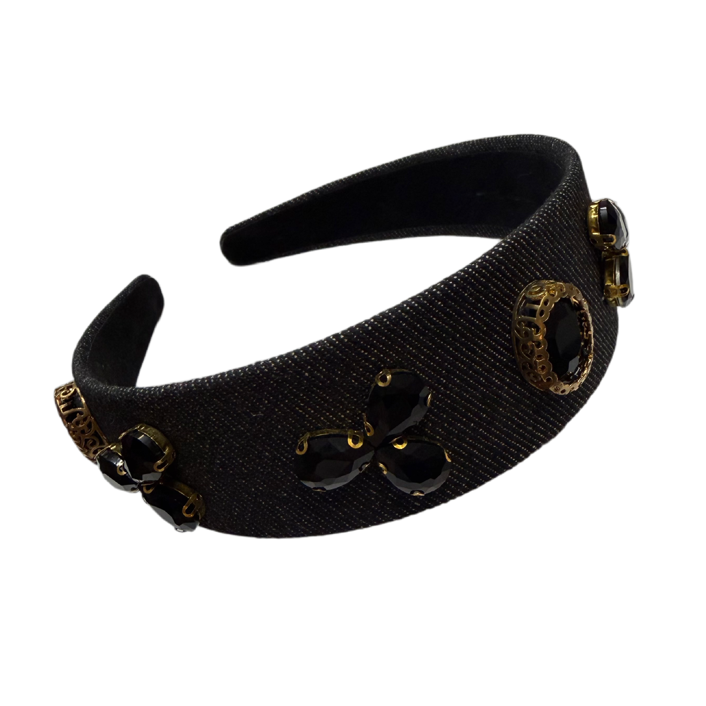 Urban Sparkle — Denimreif mit eleganten Strassornamenten