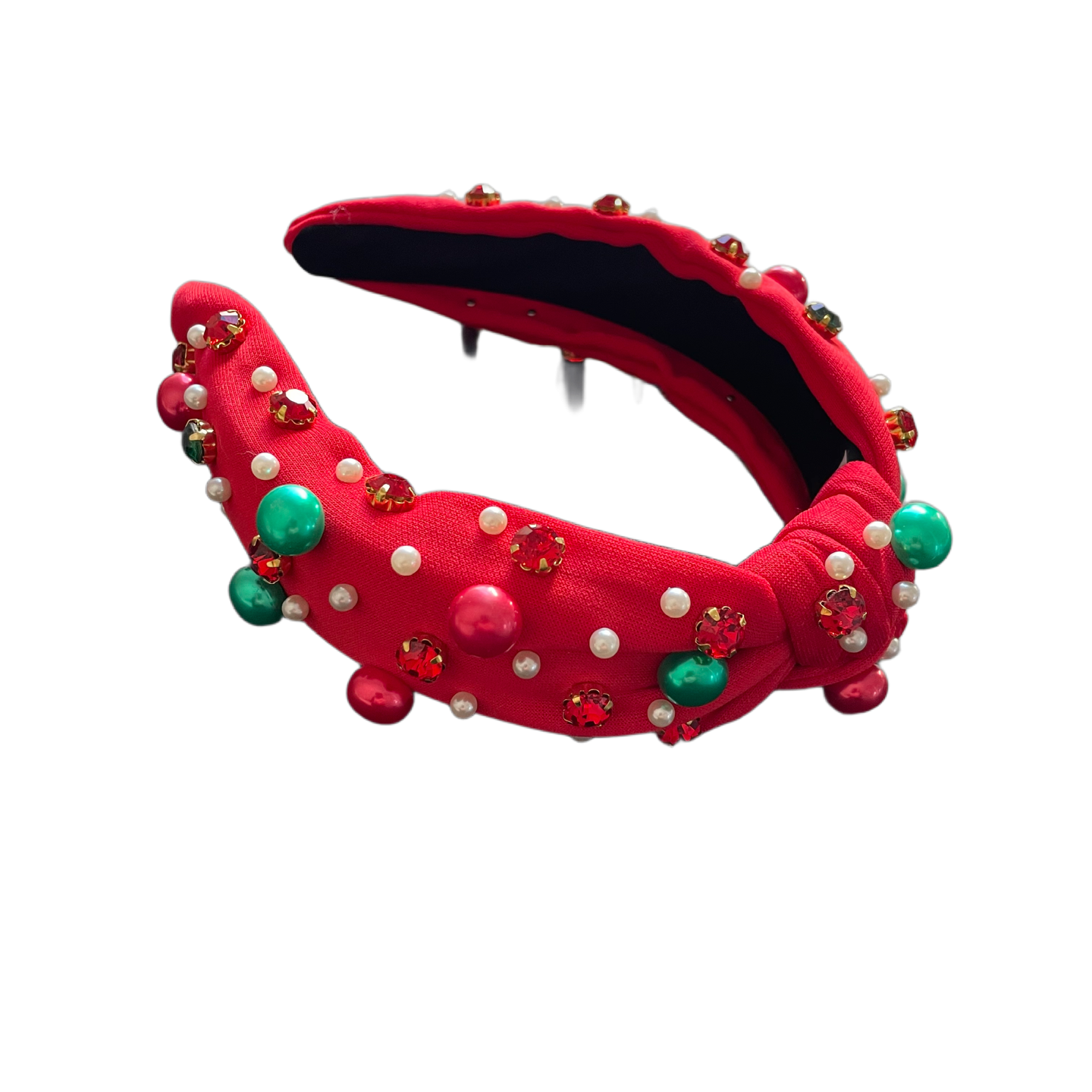 Candy Cane Christmas Haarreif mit Perlen & Strass