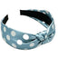 Polka Dot Love – Satin-Haarreifen mit Punkten & elegantem Knoten