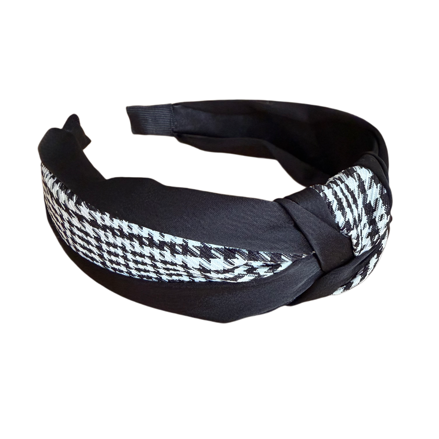 Haarreifen Hahnentritt Schwarz-Weiss – zeitloser Chic mit besonderem Twist