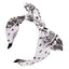 Vintage Pep: Zweifarbiger Rockabilly-Haarreif mit verspieltem Muster