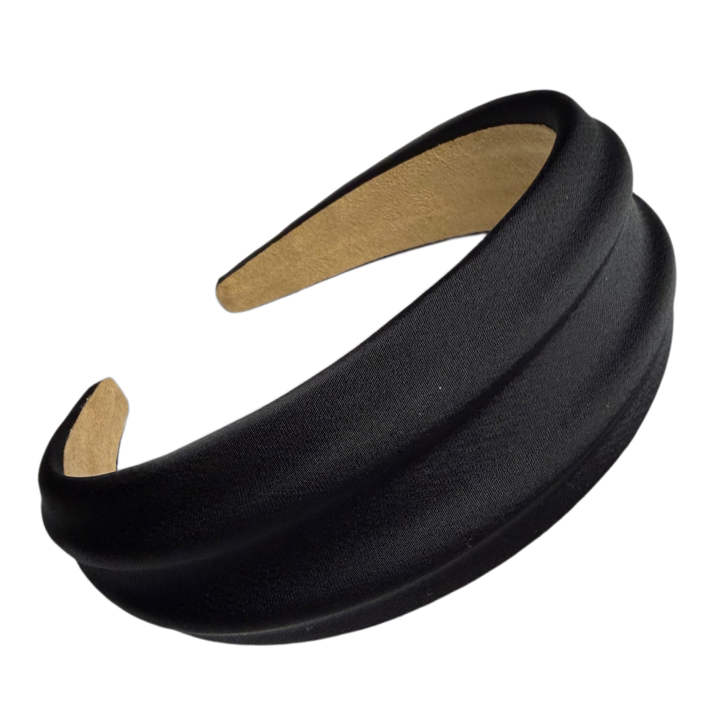 Satinwoge — Eleganter Haarreif in welliger Form