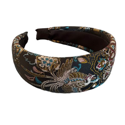 Royal Elegance – Edler Jacquard-Haarreifen für einen stilvollen Auftritt