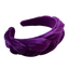 Samtkranz — Geflochtener Statement‑Haarreif