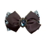 Barrette à cheveux avec filet satin/dentelle/organza