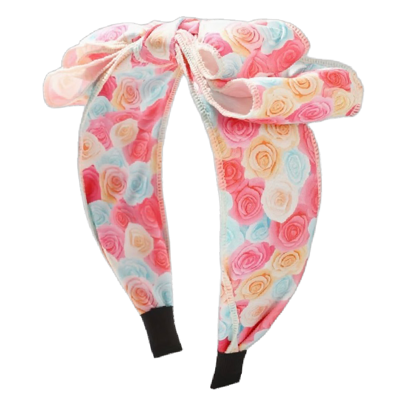 🌸 Blütenzauber für dein Haar – Romantischer Haarreif mit Schleife