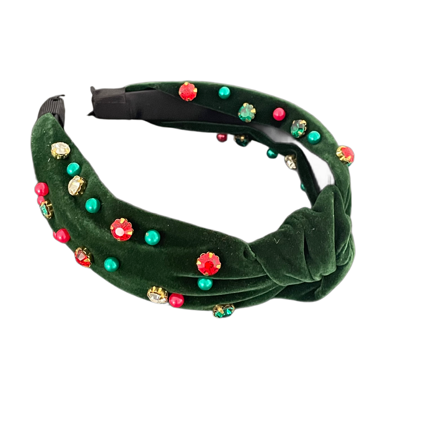 XMAS Haarreifen – Samt & Strass für funkelnde Festtage