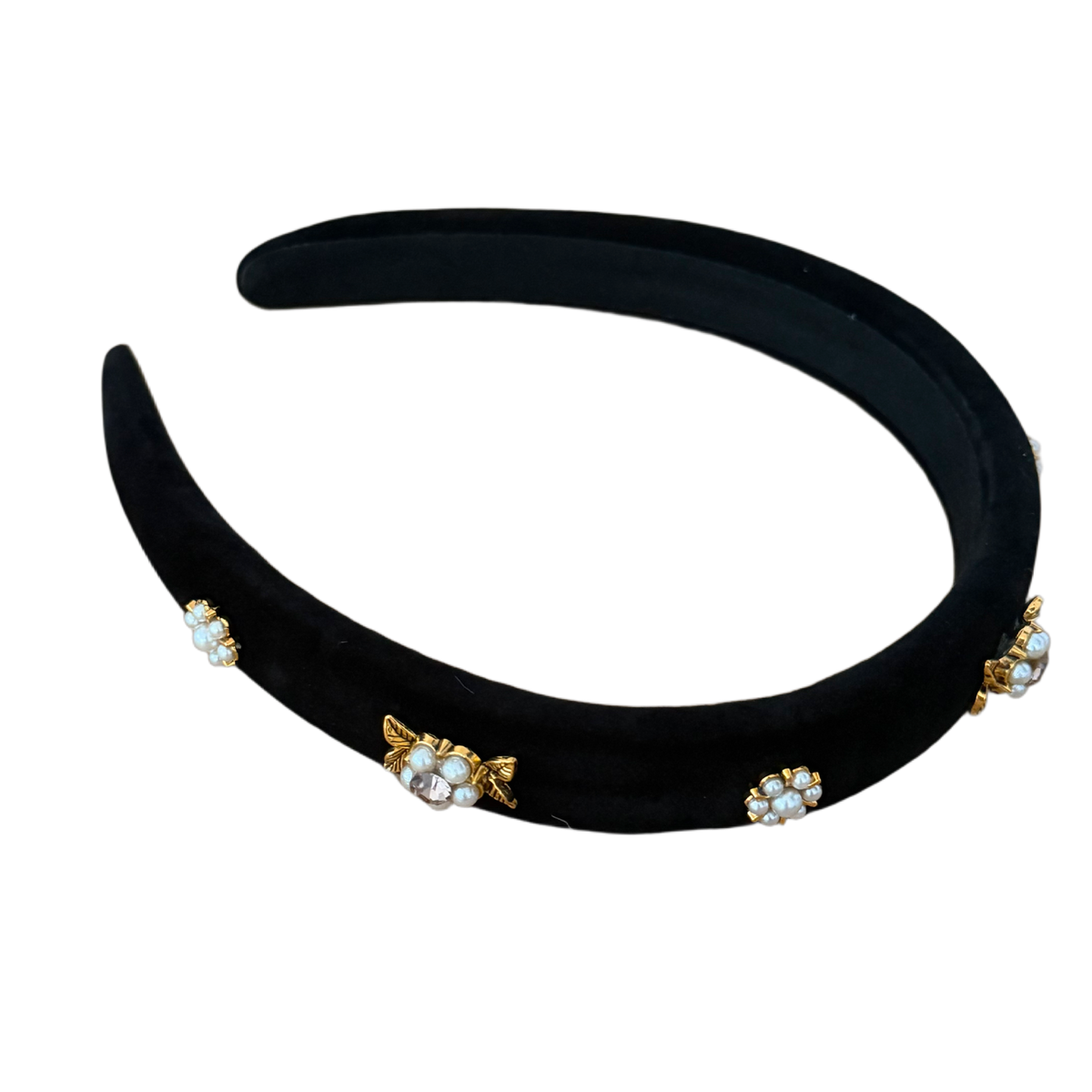 Glamouröse schwarze Haarreifen mit Strass, Perlen und Sternen – Eleganz, die verzaubert