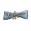 Barrette à cheveux avec strass branches en satin maille