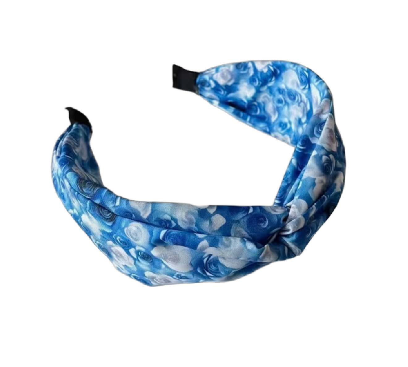 Blütenzauber Haarreifen – romantischer Blumenprint mit elegantem Knoten