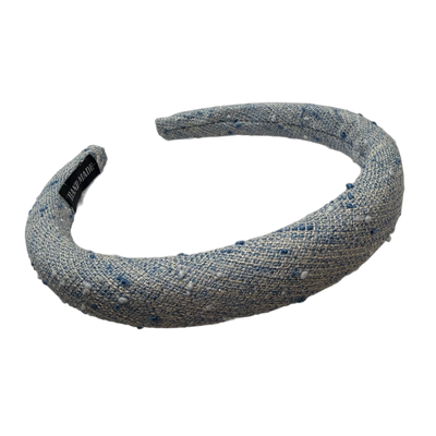 Bouclé Blue-Texturierter Reif für lässigen Chic