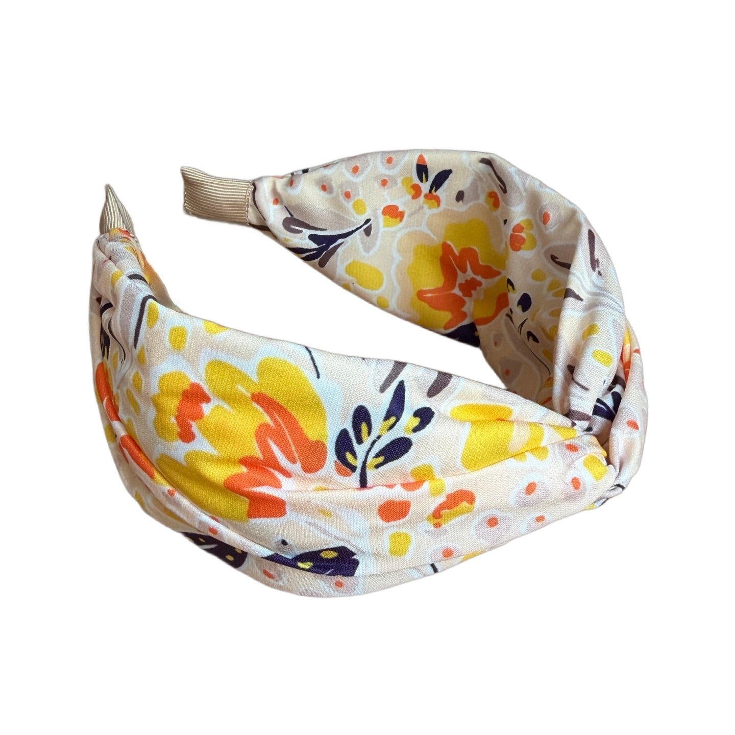 Haarreifen mit Blumenprint & Knoten in der Mitte – Feminin, romantisch und voller Charme