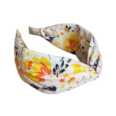 Haarreifen mit Blumenprint & Knoten in der Mitte – Feminin, romantisch und voller Charme