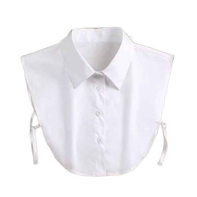 Blusenkragen Schwarz und Weiss Baumwolle