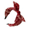 Vintage Pep: Zweifarbiger Rockabilly-Haarreif mit verspieltem Muster