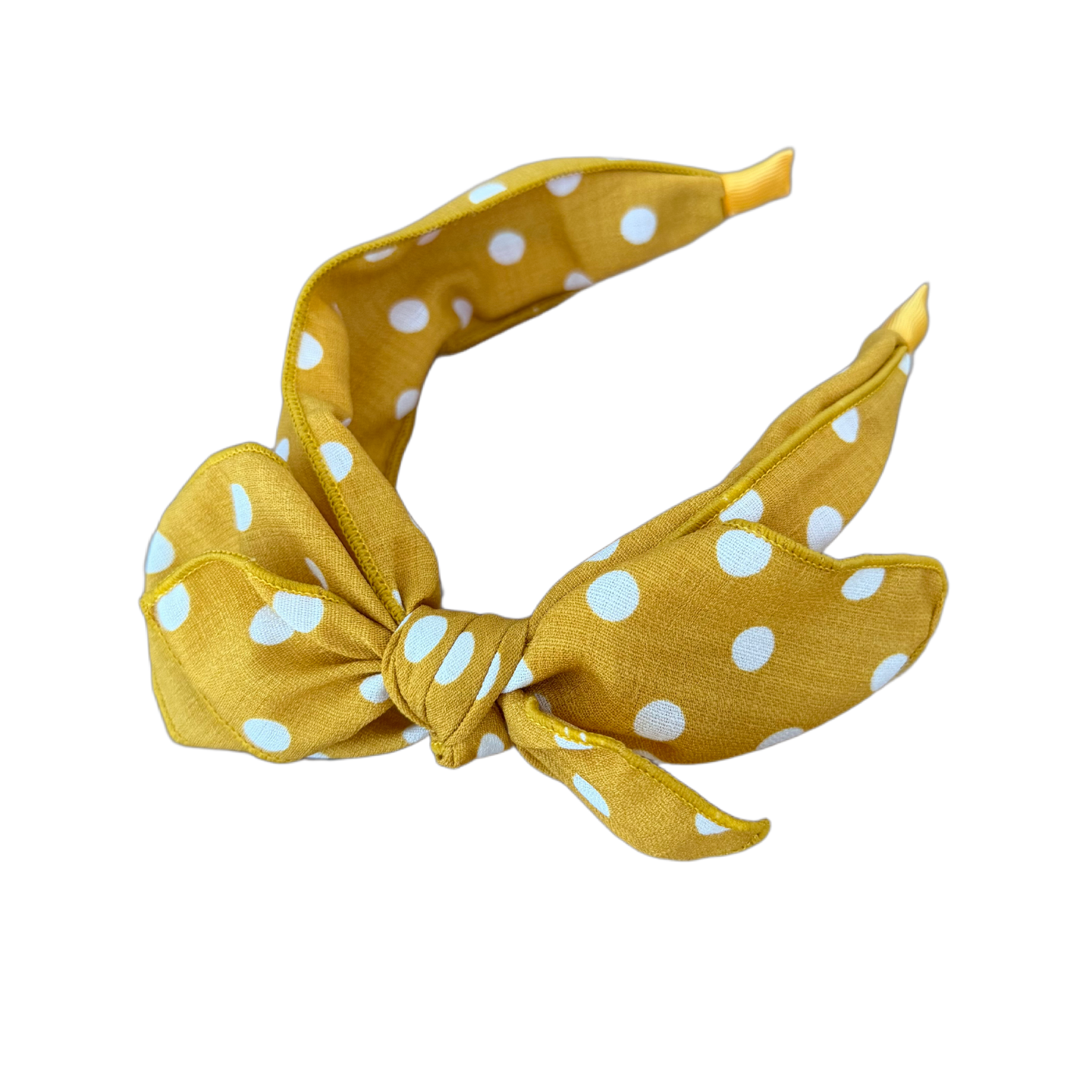 Rockabilly-Haarreif mit Punkten und seitlicher Schleife – stilvolles Pin-up-Accessoire im Vintage-Look