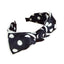 Black & White Dots – Eleganter Haarreifen mit grosser Schleife im Retro-Look