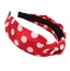 Polka Dot Love – Satin-Haarreifen mit Punkten & elegantem Knoten