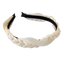 braided satin headband