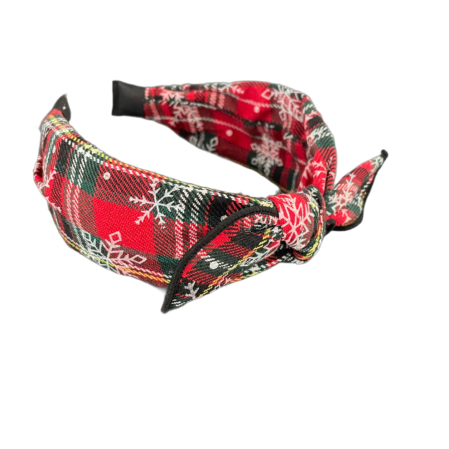 Weihnachtszauber in Karo – schlichter Haarreifen mit Stil