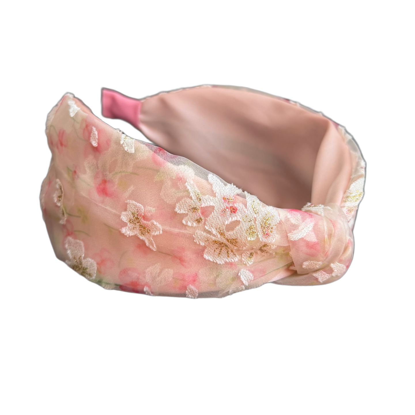 Schmaler Haarreifen mit Sommerlicher Haarreifen mit Muster & Knoten in der Mitte – Feminin, stilvoll und voller Lebensfreude Seitenschleife & zwei Perlen – Elegantes Statement-Accessoire (Kopie)
