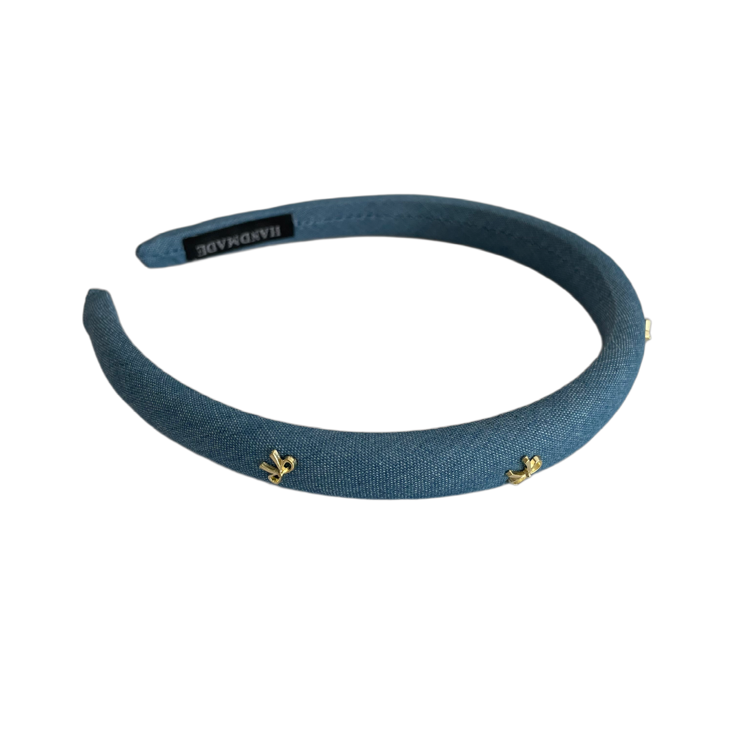 Sweet Denim – Haarreifen mit mini Schleifchen