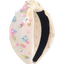 Easter Sparkle — Farbiger Perlen‑Haarreif mit Strass und Mittelknoten