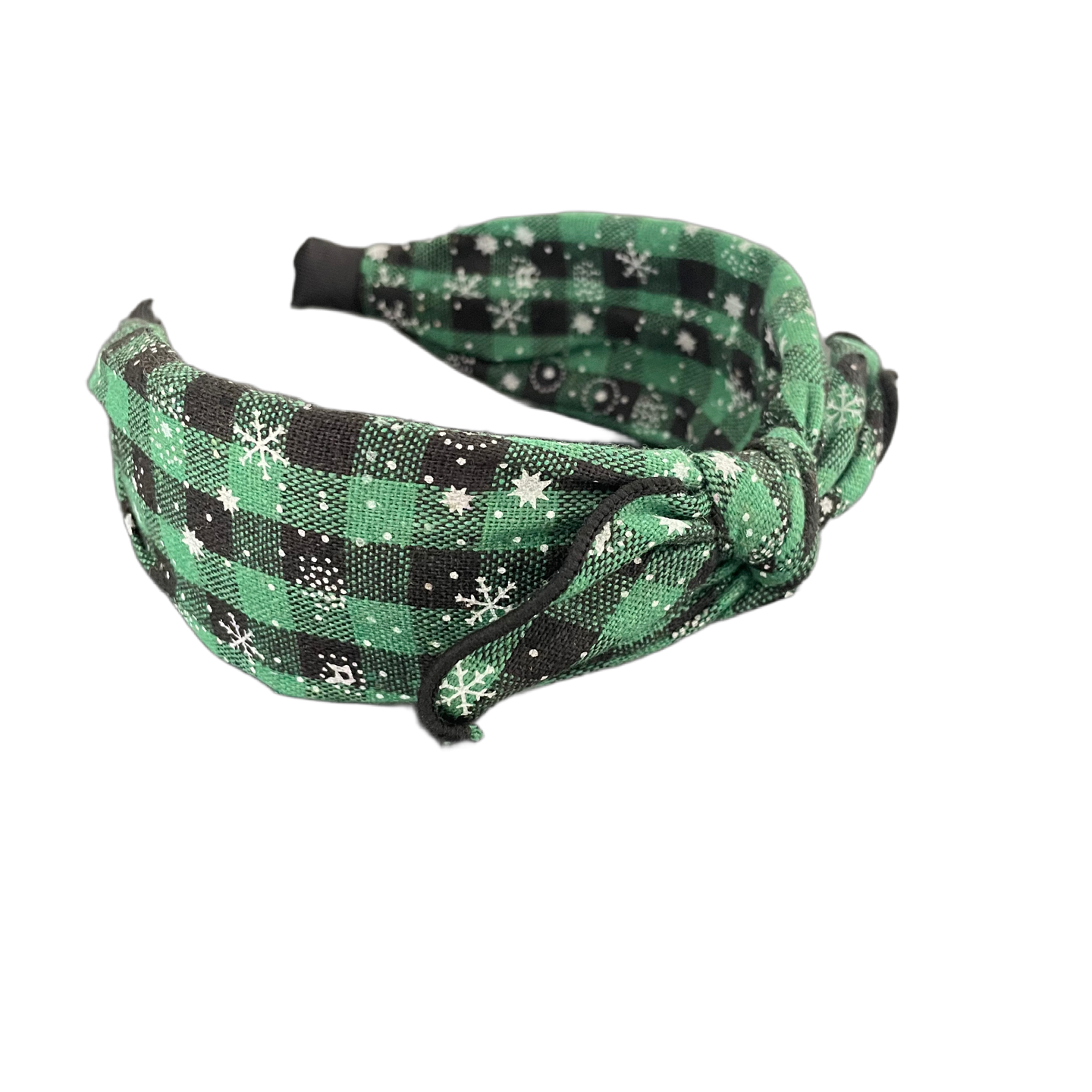 Weihnachtszauber in Karo – schlichter Haarreifen mit Stil