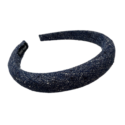 Bouclé Blue-Texturierter Reif für lässigen Chic