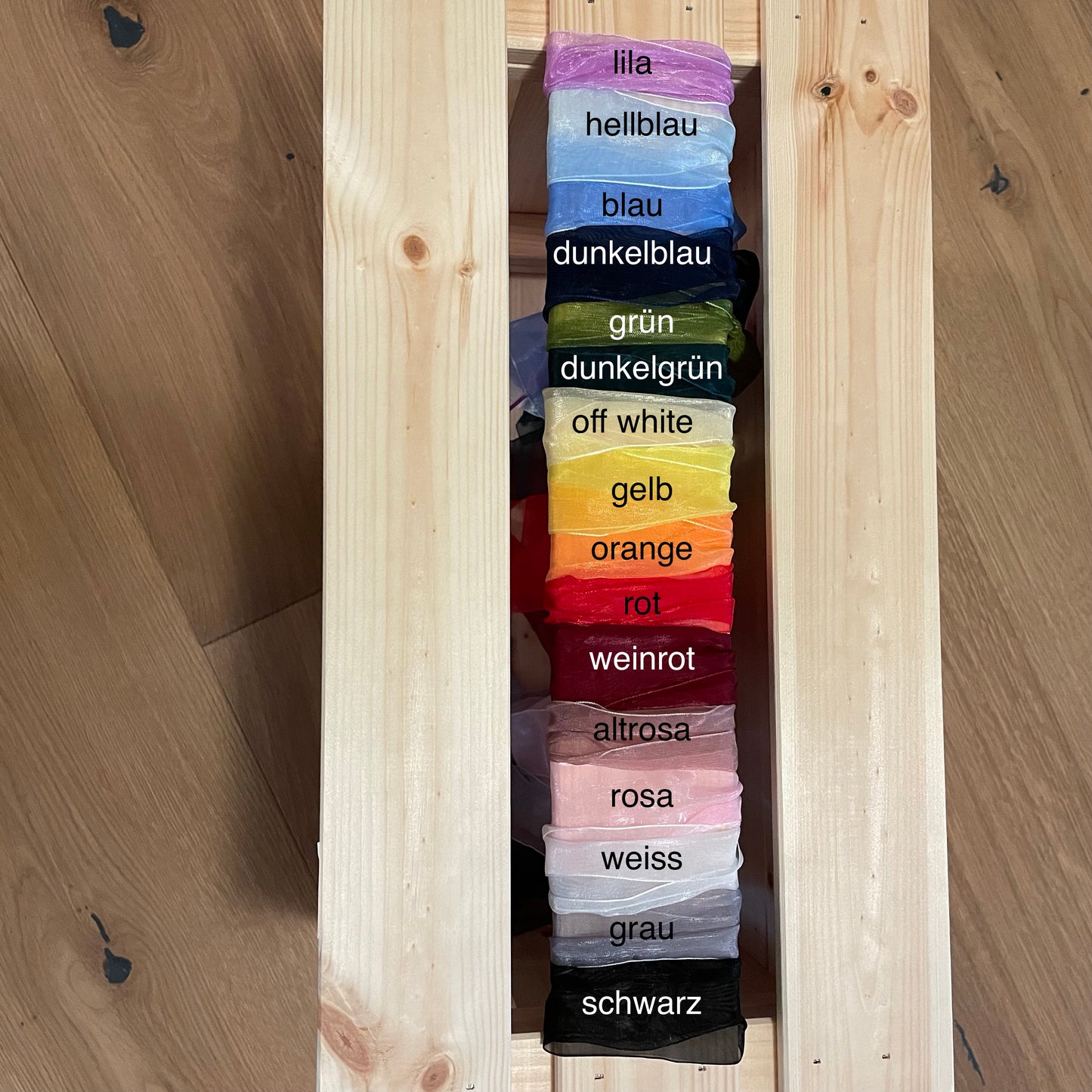 Organza shoelaces 120cm